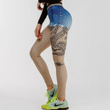 Pantalons de yoga 3D pour femmes Leggings Sport 2019