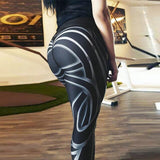 Pantalons de yoga 3D pour femmes Leggings Sport 2019