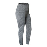 Pantalons de yoga à rayures Leggings Leggings hauts de poche