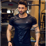 T-Shirt Homme Gyms T shirt Men Fitness ete